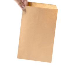 Bolsa De Papel Natural 15x23