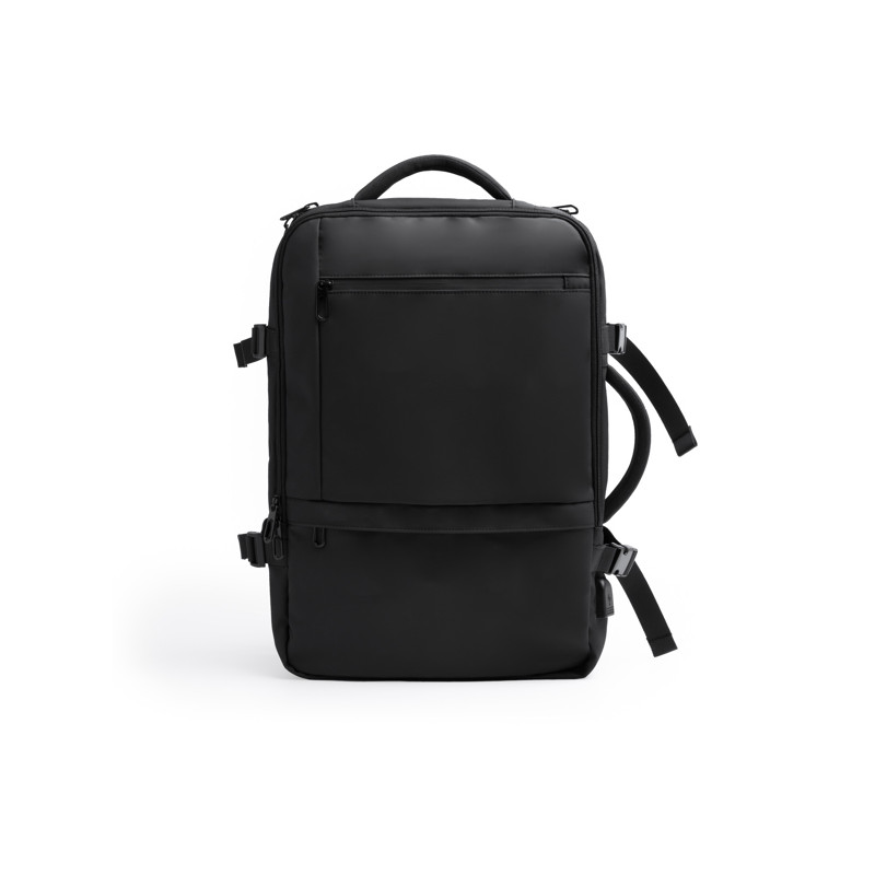 Mochila de viaje extensible en PU leather