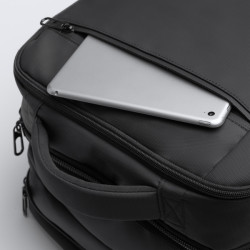 Mochila de viaje extensible en PU leather