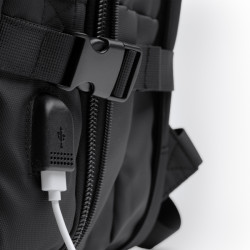 Mochila de viaje extensible en PU leather