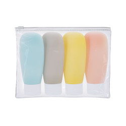 Neceser Viaje PVC - 4 botes de 60 ml. cada uno.