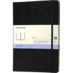 Cuaderno de dibujo A4 "Moleskine" - Negro intenso