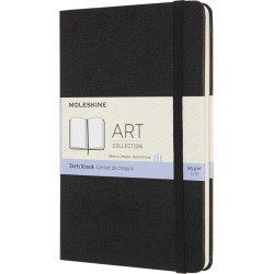 Cuaderno de dibujo mediano "Moleskine" - Negro intenso