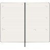 Agenda semanal de 12 meses L horizontal con tapa dura "Moleskine" - Negro intenso