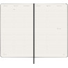 Agenda vertical L de 12 meses con tapa dura "Moleskine" - Negro intenso