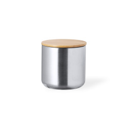 Set Acero Inox/ Bambú