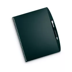 Bloc de notas A4 y bolígrafo   