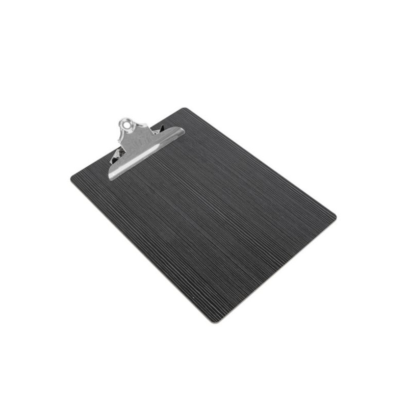 TABLA PORTA MENÚ CON CLIP 22,9x31,8x0,4 CM NEGRO MDF