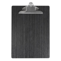 TABLA PORTA MENÚ CON CLIP 22,9x31,8x0,4 CM NEGRO MDF