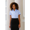 Camisa en Espiguilla M/Corta Mujer