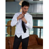 Camisa de algodón pique Neo Blue Basile Men Sol`s