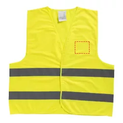 Chaleco de seguridad con bolsa para uso profesional