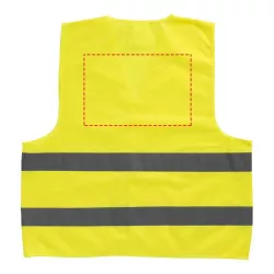 Chaleco de seguridad con bolsa para uso profesional