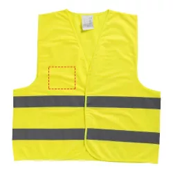 Chaleco de seguridad con bolsa para uso profesional