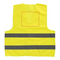 Chaleco de seguridad con bolsa para uso profesional