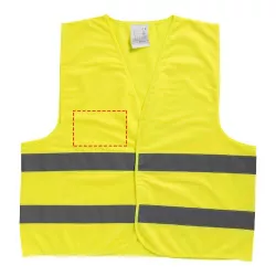 Chaleco de seguridad con bolsa para uso profesional