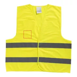 Chaleco de seguridad con bolsa para uso profesional