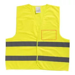 Chaleco de seguridad con bolsa para uso profesional