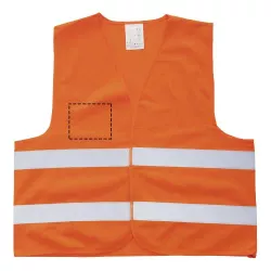 Chaleco de seguridad con bolsa para uso profesional