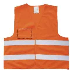 Chaleco de seguridad con bolsa para uso profesional