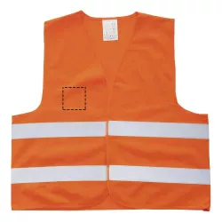 Chaleco de seguridad con bolsa para uso profesional