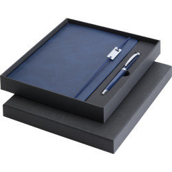 Set de libreta de tapa dura A5 y rollerball "Legato Elegance"