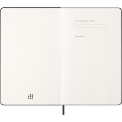 Agenda semanal de 12 meses L horizontal con tapa dura "Moleskine"