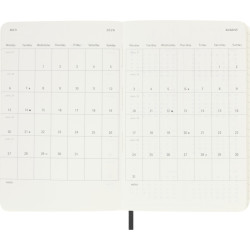 Agenda semanal de bolsillo de 12 meses con tapa blanda "Moleskine"