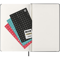 Agenda vertical L de 12 meses con tapa dura "Moleskine"