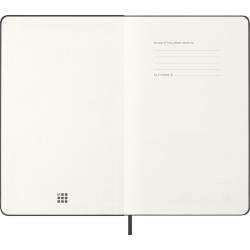 Agenda vertical L de 12 meses con tapa dura "Moleskine"
