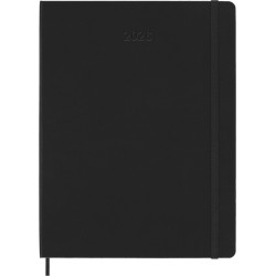 Agenda semanal XL de 12 meses con tapa dura "Moleskine"