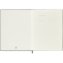 Agenda semanal XL de 12 meses con tapa dura "Moleskine"