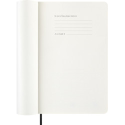 Agenda diaria de 12 meses con tapa blanda "Moleskine"