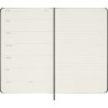 Agenda semanal L con tapa dura sin fecha "Moleskine"