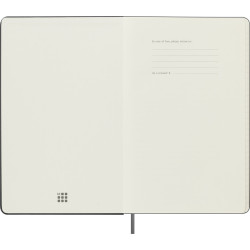 Agenda semanal L con tapa dura sin fecha "Moleskine"