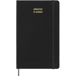 Agenda semanal L con tapa dura sin fecha "Moleskine"
