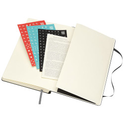 Agenda diaria de 12 meses con tapa dura "Moleskine"