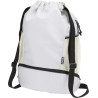 Bolsa deportiva de 18 L con cordón y compartimento inferior de material reciclado con certificado GR