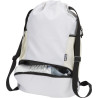 Bolsa deportiva de 18 L con cordón y compartimento inferior de material reciclado con certificado GR