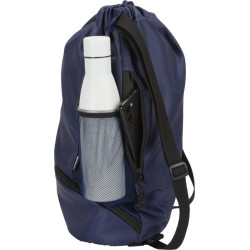 Bolsa deportiva de 18 L con cordón y compartimento inferior de material reciclado con certificado GR