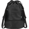 Bolsa deportiva de 18 L con cordón y compartimento inferior de material reciclado con certificado GR