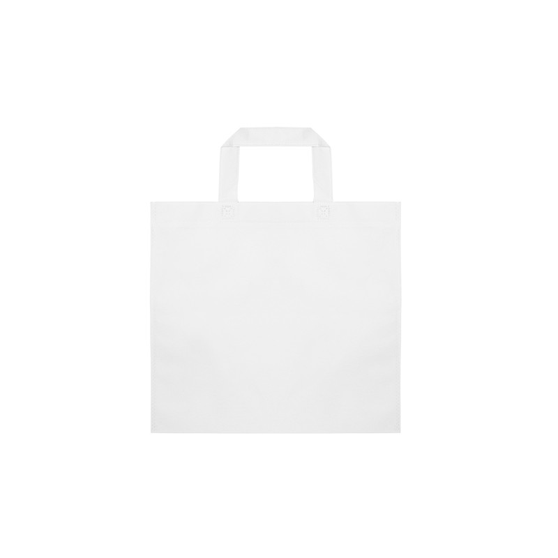 Bolsa de non-wovern con asas cortas reforzadas 80 g/m²