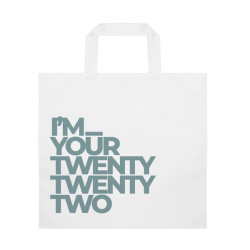 Bolsa de non-wovern con asas cortas reforzadas 80 g/m²