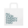 Bolsa de non-wovern con asas cortas reforzadas 80 g/m²