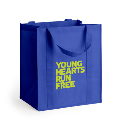 Bolsa para la compra de non-woven con asas reforzadas 80 g/m²