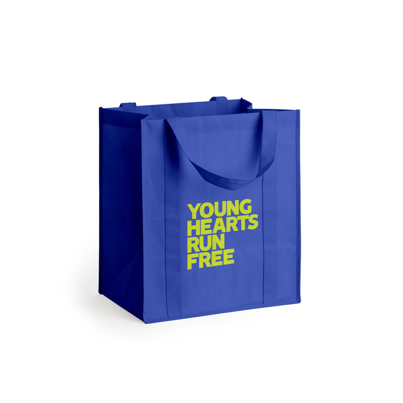 Bolsa para la compra de non-woven con asas reforzadas 80 g/m²