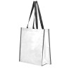Bolsa de rafia laminada brillante reutilizable