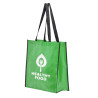 Bolsa de rafia laminada brillante reutilizable