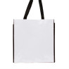 Bolsa de rafia laminada brillante reutilizable