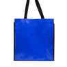 Bolsa de rafia laminada brillante reutilizable
